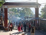 Rolwaling 01 01 Dolakha Entrance Gate and Start Of Trek Our Rolwaling trek began in Dolakha (1660m), a large bazaar town at the end of the paved road.